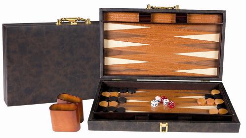 15" Mahogany Backgammon