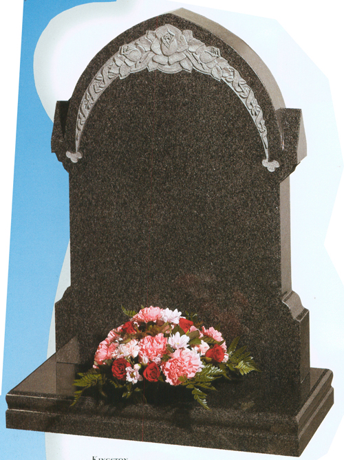 Granite tombstone