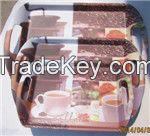 melamine serving tray