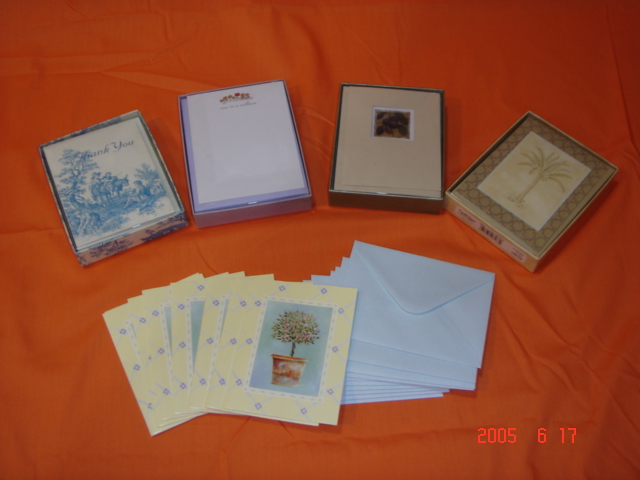 Cards and envelopes