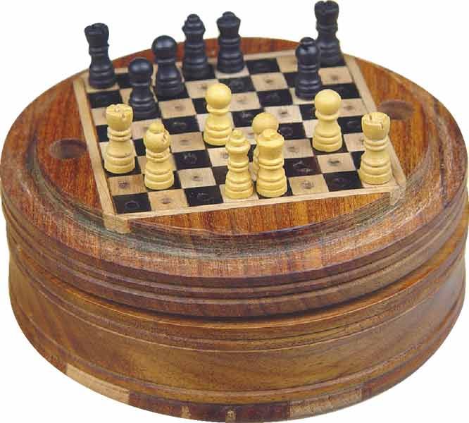 wooden chess