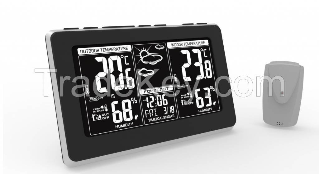 Desk Alarm clock with weather broadcast