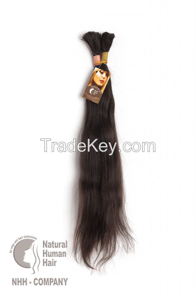 Uzbek  100% natural straight bulk hair