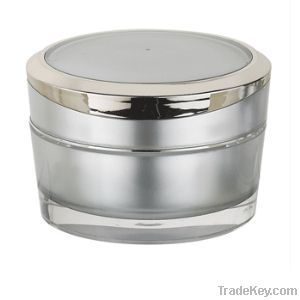 acrylic cream jar