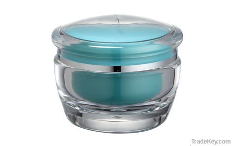 acrylic cream jar