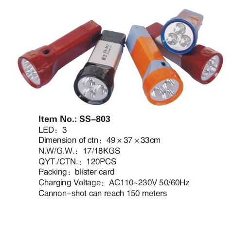 Rechargeable flashlight