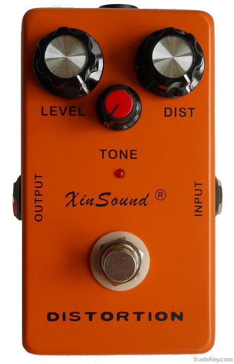 Effects Pedal Distortion for Classic Stomp Box