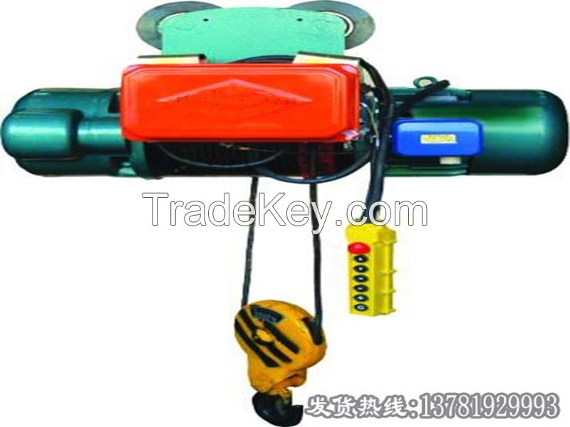 Wire rope electric hoist