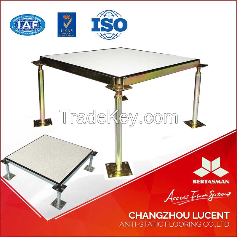 Antistatic raised access floor