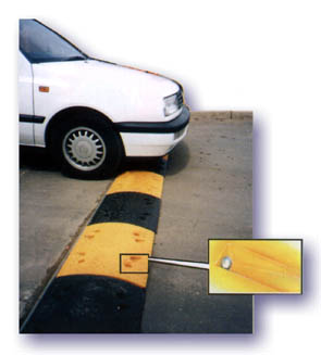 rubber speed hump