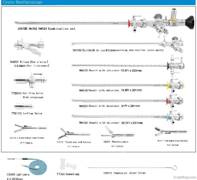 cystoscope and accessories