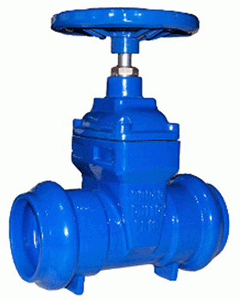 DUCTILE IRON NON-RISING STEM GATE VALVE BOLTED BONNET