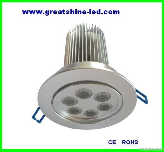 24V dmx rgb led ceiling light 6X3W