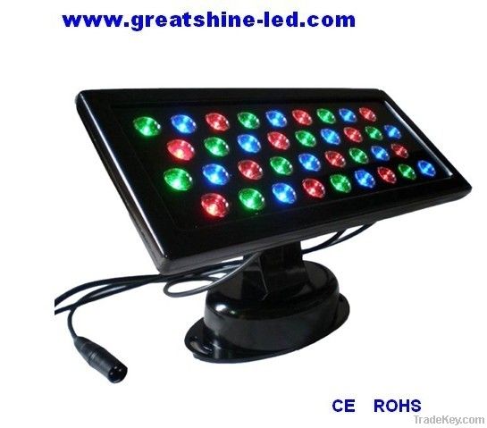 high voltage square rgb led wall washer 36X1W