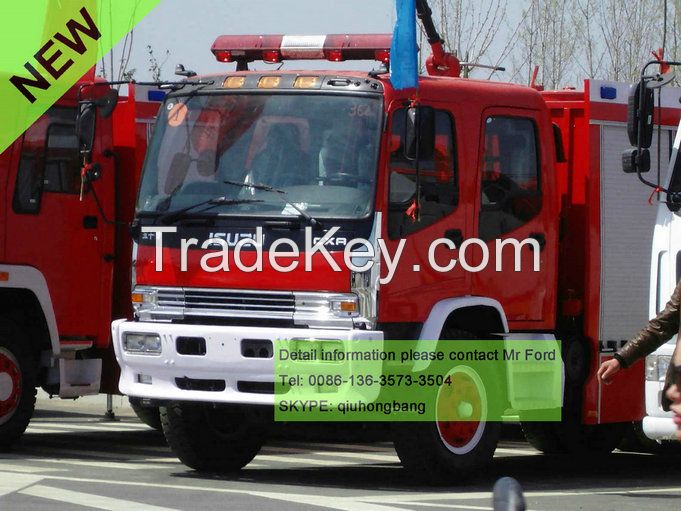 Isuzu ftr fire engine fire rescue tanker truck