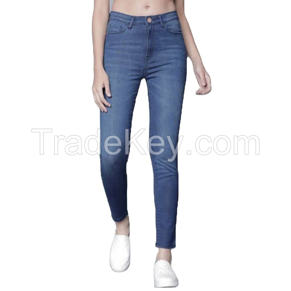 New Arrival 2025 Women's Denim Jeans Pant Casual Washed Wholesale OEM Hot Selling Slim Fit Low Price Export Oriented Quality Custom Denim At Ashway