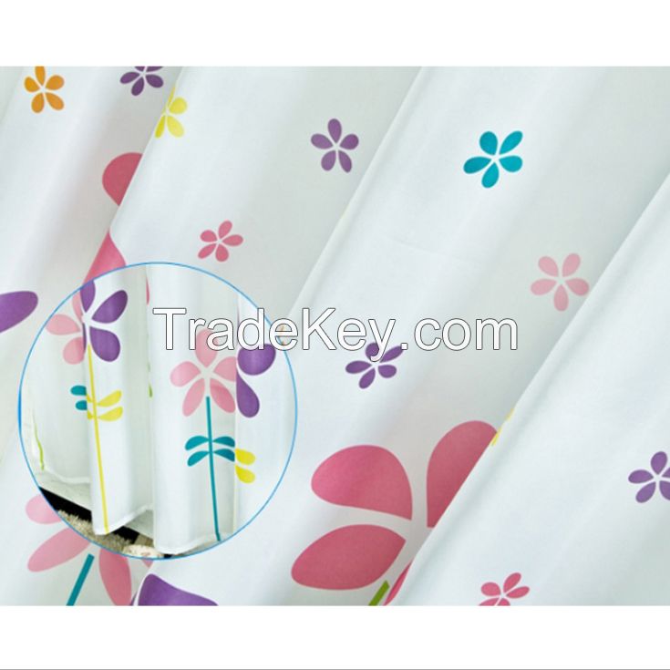 High-Quality Mildew and Waterproof Polyester Shower Curtain, Jacquard Shower Curtain