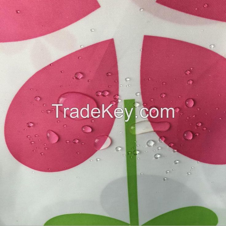 High-Quality Mildew and Waterproof Polyester Shower Curtain, Jacquard Shower Curtain