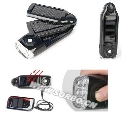 LED Solar Flashlight