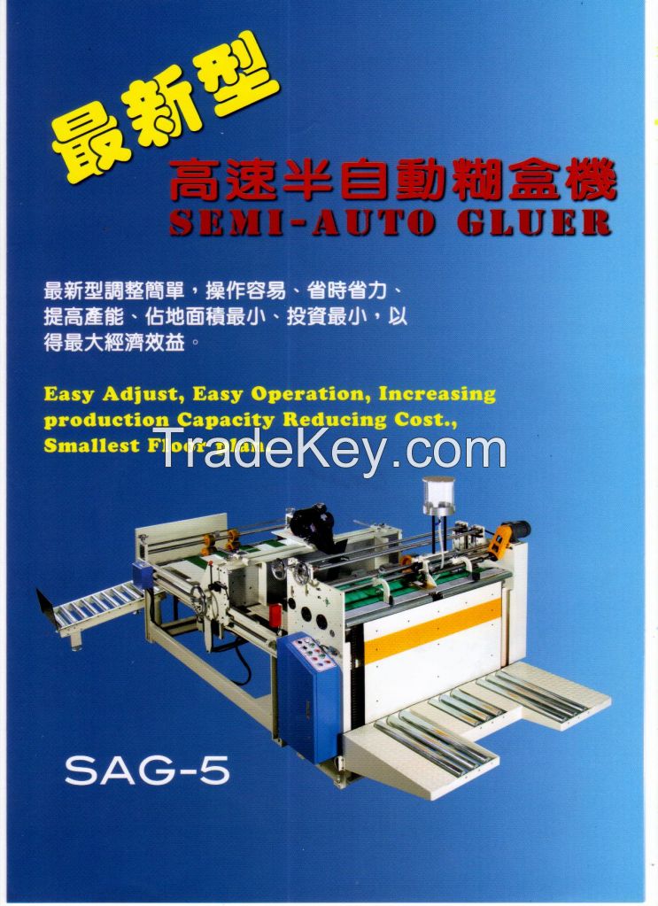 Gluing Machine Semi-automatic