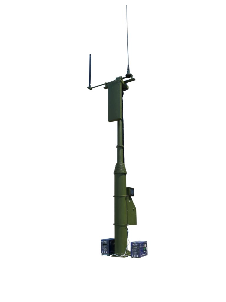 Telescoping Mast Vehicular Mobile Communication System