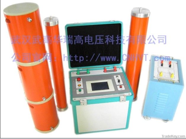 Series resonant frequency exchange of high-voltage pressure test