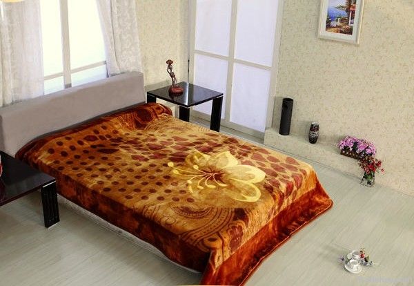 Weft Polyester Mink Blanket