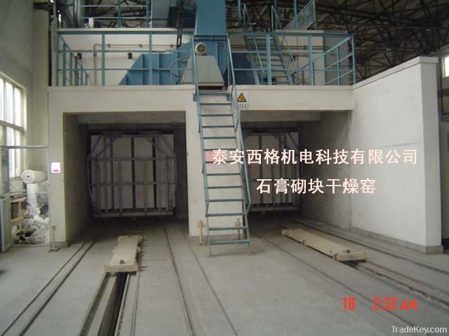 Gypsum block plant