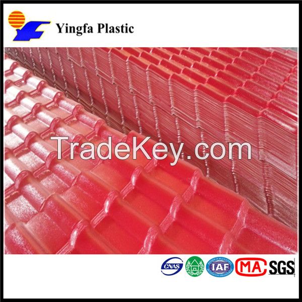 affordable plastic roof tile synthetic resin chinese roof tile