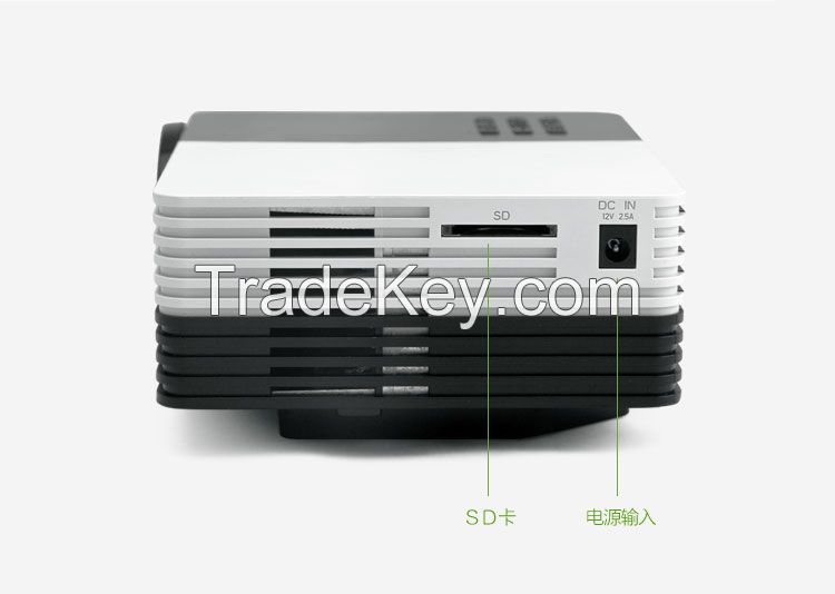 Multimedia Projector (HDMI/VGA/AV/USB/SD/Micro USB)