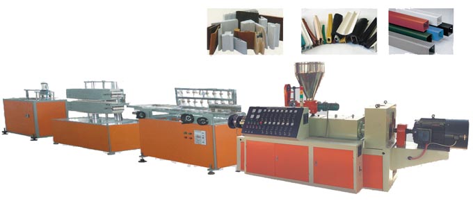 PE/PP WPC Profile Extrusion Line