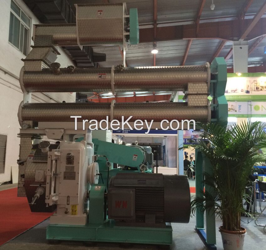 Animal feed pellet production line, feed pellet line, feed pellet making machine