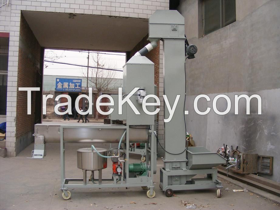 Seed coating machine