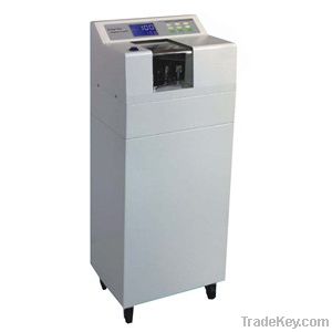 vacuum banknote counter with shutter