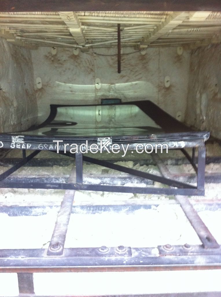 Vehicle bulletproof ballistic glass "one way"