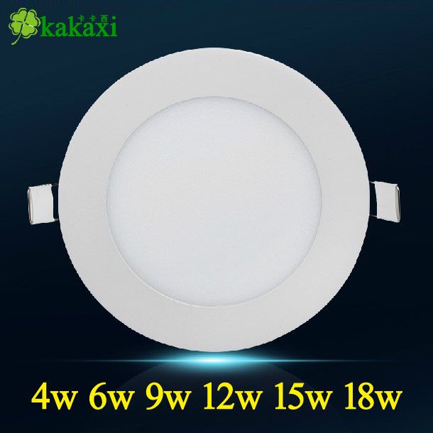 High quality 4w 6w 9w 12w 15w 18w 20w round ultra thin led panel lighting led screen Ceiling light indoor lighting