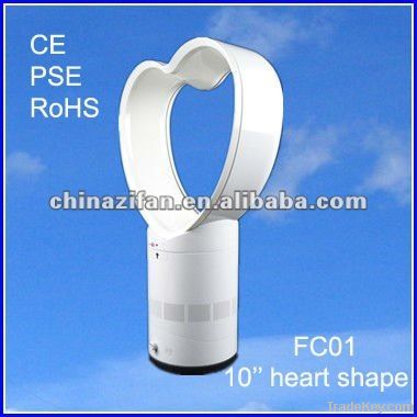 heart shape bladeless fan