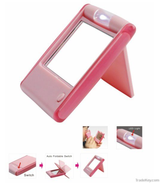 LED Light Cosmetic Compact Mirror