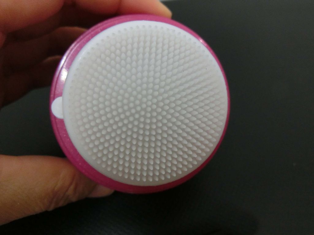 Electric Facial Vibration Silicone cleanser with mirror