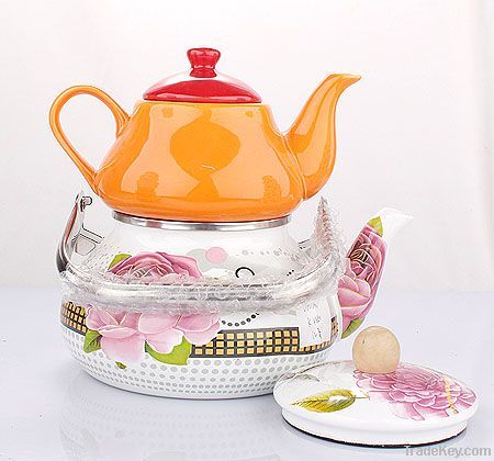 2pcs enamel teapot