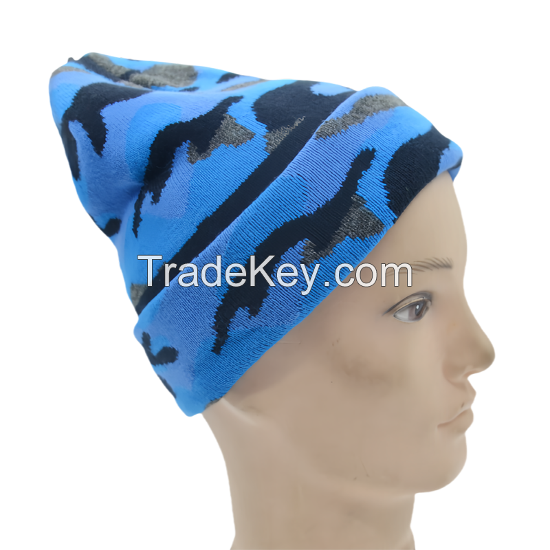 2025 Camoflage Winter Hats Beanies Warm Unisex BSCI RWS Oeko-Tex