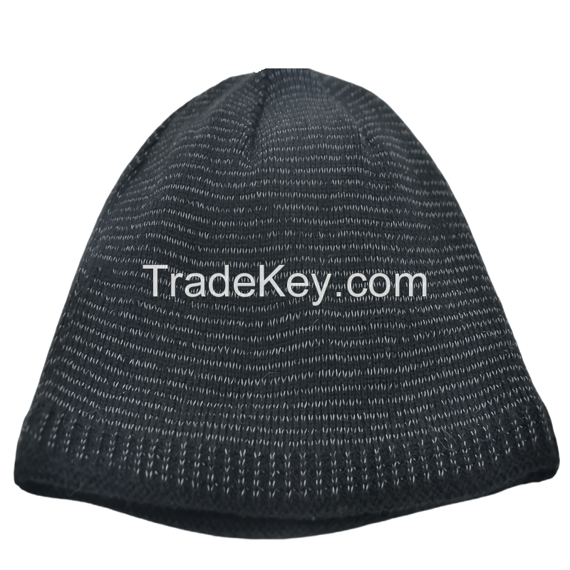 BSCI RWS 2025 Reflective Winter Hats Beanies Warm Unisex