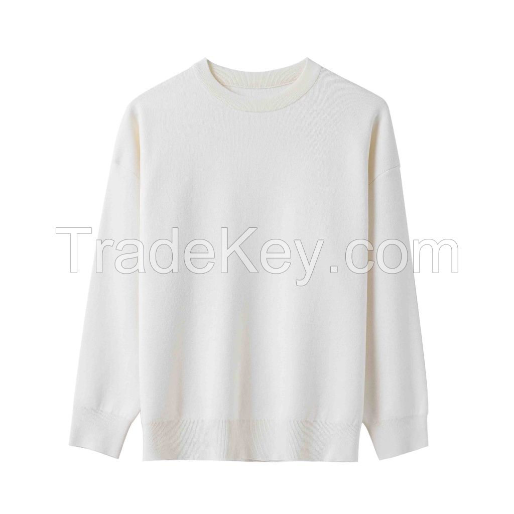 2026 Lady's  Sweater Round neck Knit Pullover