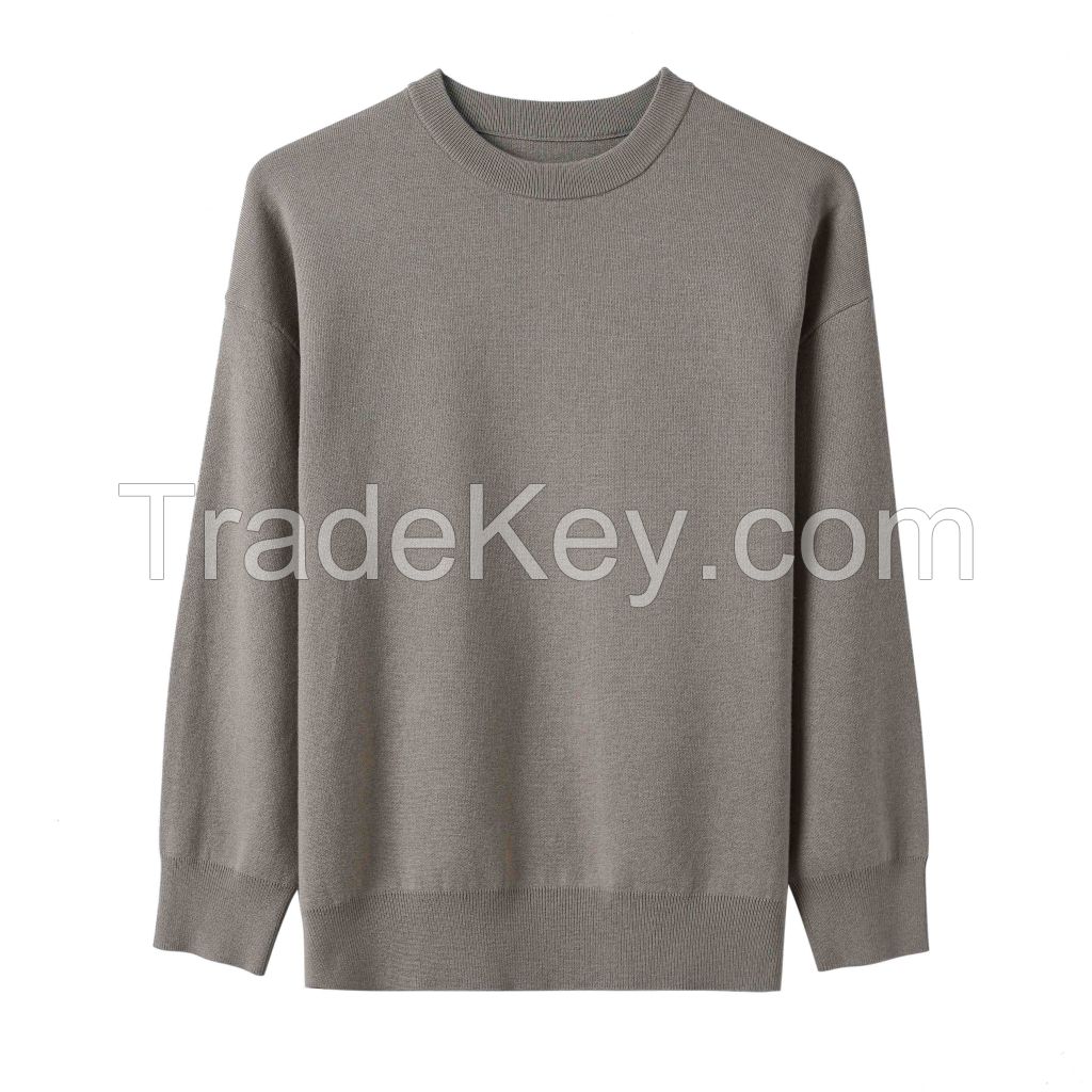 2026 Lady's  Sweater Round neck Knit Pullover