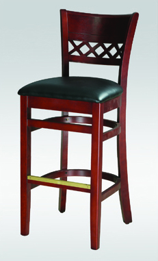 solid wood barstool