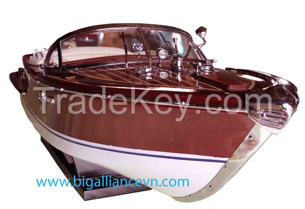 Riva Aquarama 60cm wooden ship model - Home decor