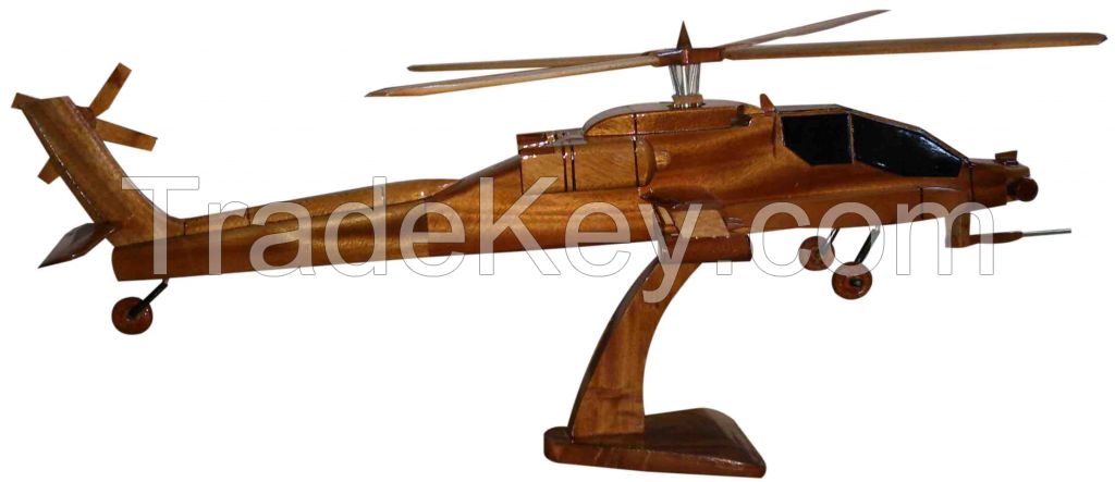 Wooden Helicopter of many models - Home decor