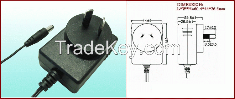 SAA power supply,SAA Power adaper,AU plug