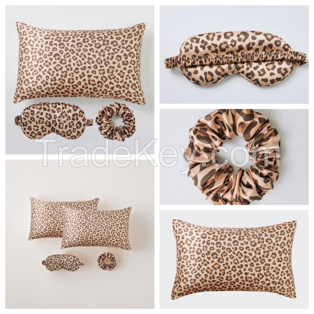 soft smooth printing satin pillow case