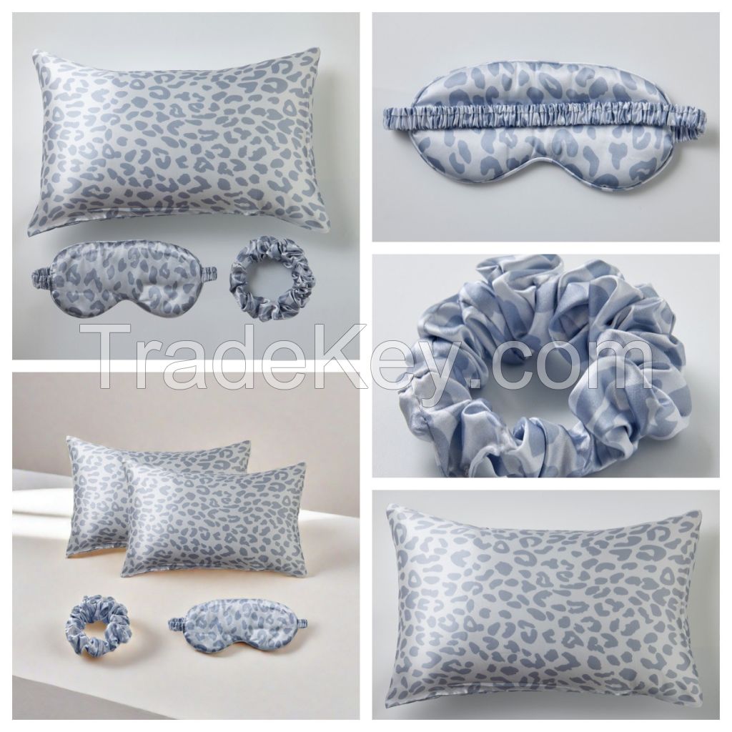 soft smooth printing satin pillow case